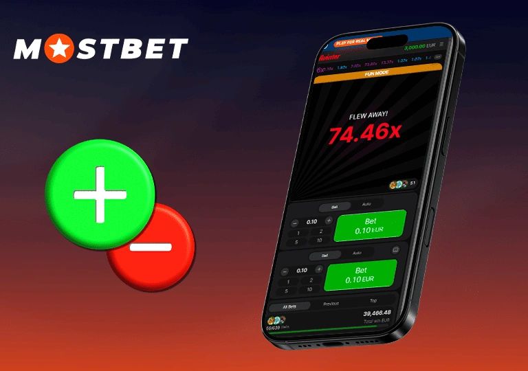 mostbet aviator pros cons