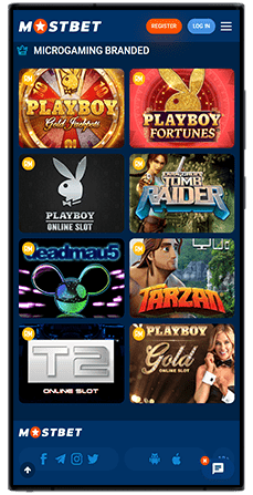 mostbet app microgaming slots