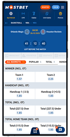 mostbet app volleyball