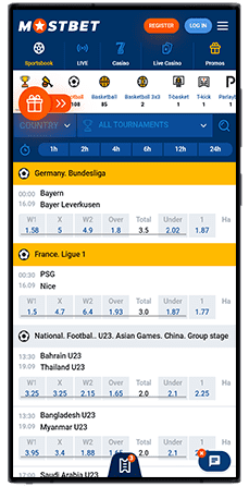 mostbet football