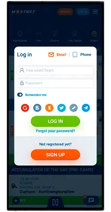 mostbet register