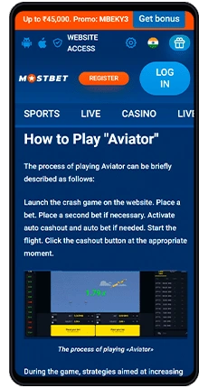 mostbet aviator how to start