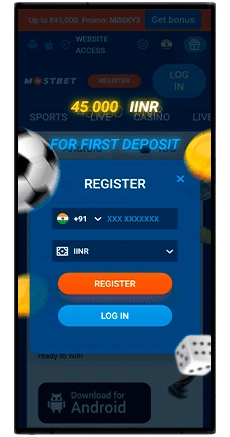 mostbet app registration